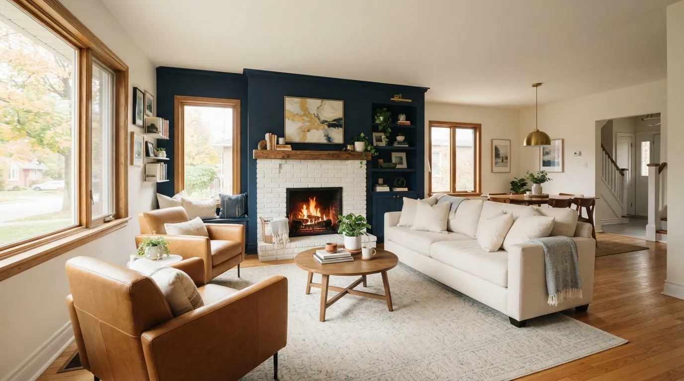 Using Bold and Dark Colours Without Shrinking a Room