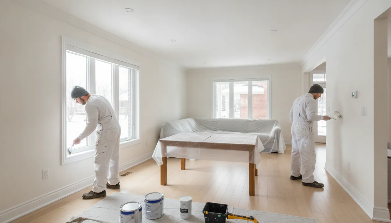 Whole‑home interior repaint in Whitby